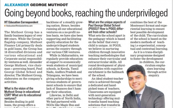 Director Sirs interview on Education in HT -8th Feb 2017