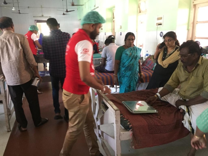 Food Distribution Activity at Hospital under ISR Activity (12)