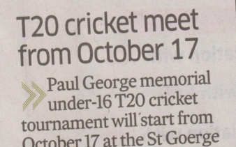 T-20 Cricket Meet - Scan Deccan
